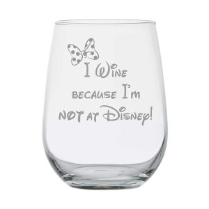 Holiday Gift Disney Wine glass
