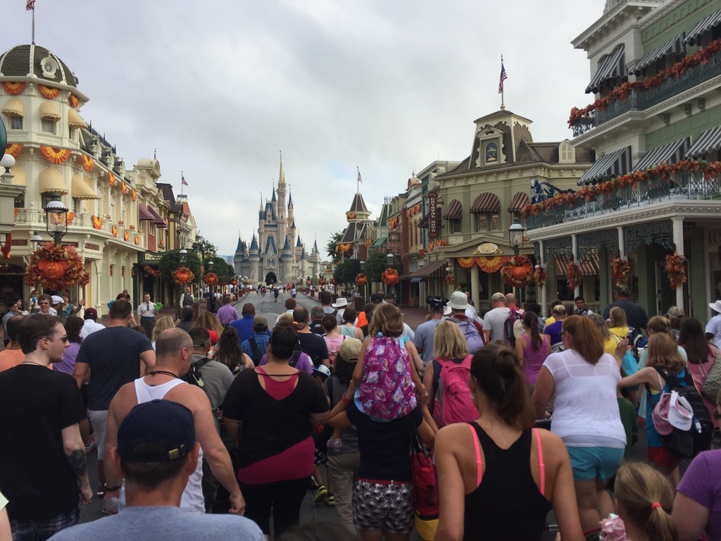 Crowds at WDW