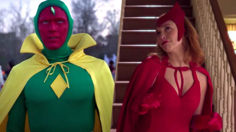 Vision and Scarlett Witch Costumes