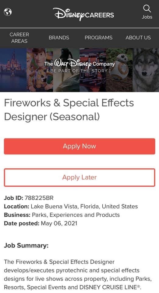 Fireworks Jobs