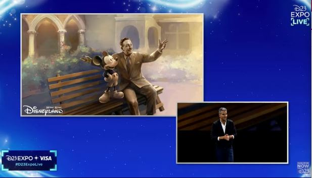 Αναμνηστικό άγαλμα της Disneyland του Χονγκ Κονγκ για τα 100 χρόνια